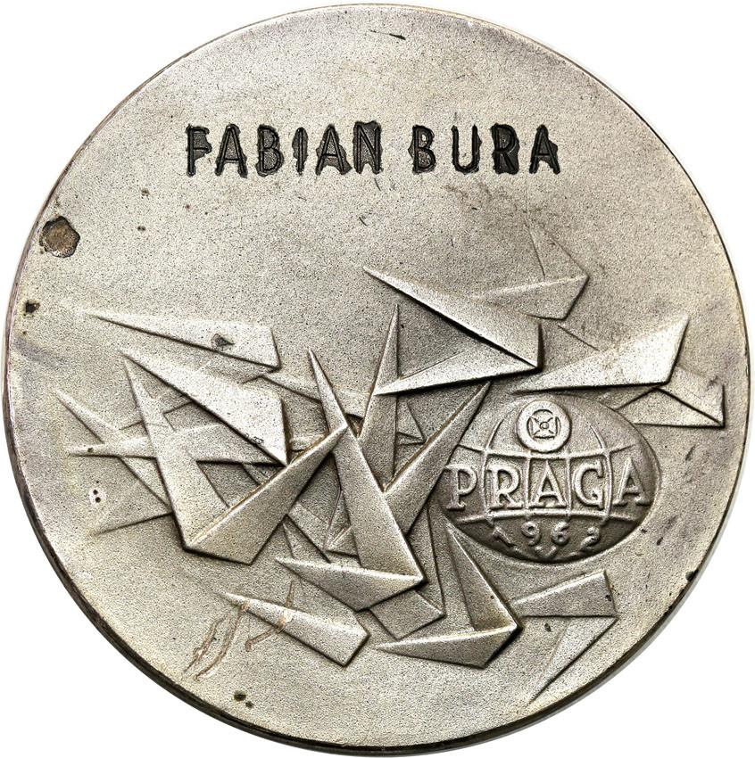 Czechosłowacja. Medal Wystaw Filatelistyczna 1962, Praga, srebro